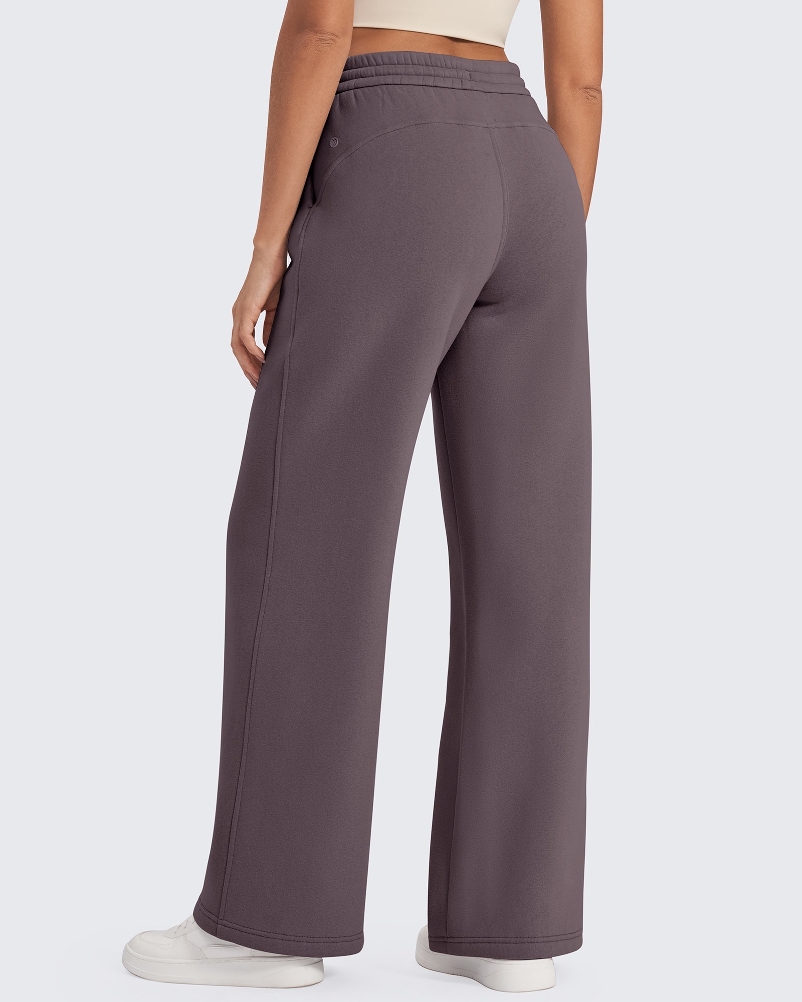 G4Free - Flurrylux Fleece Lined Drawstring High-Waist Pants -GF24J280CA-S