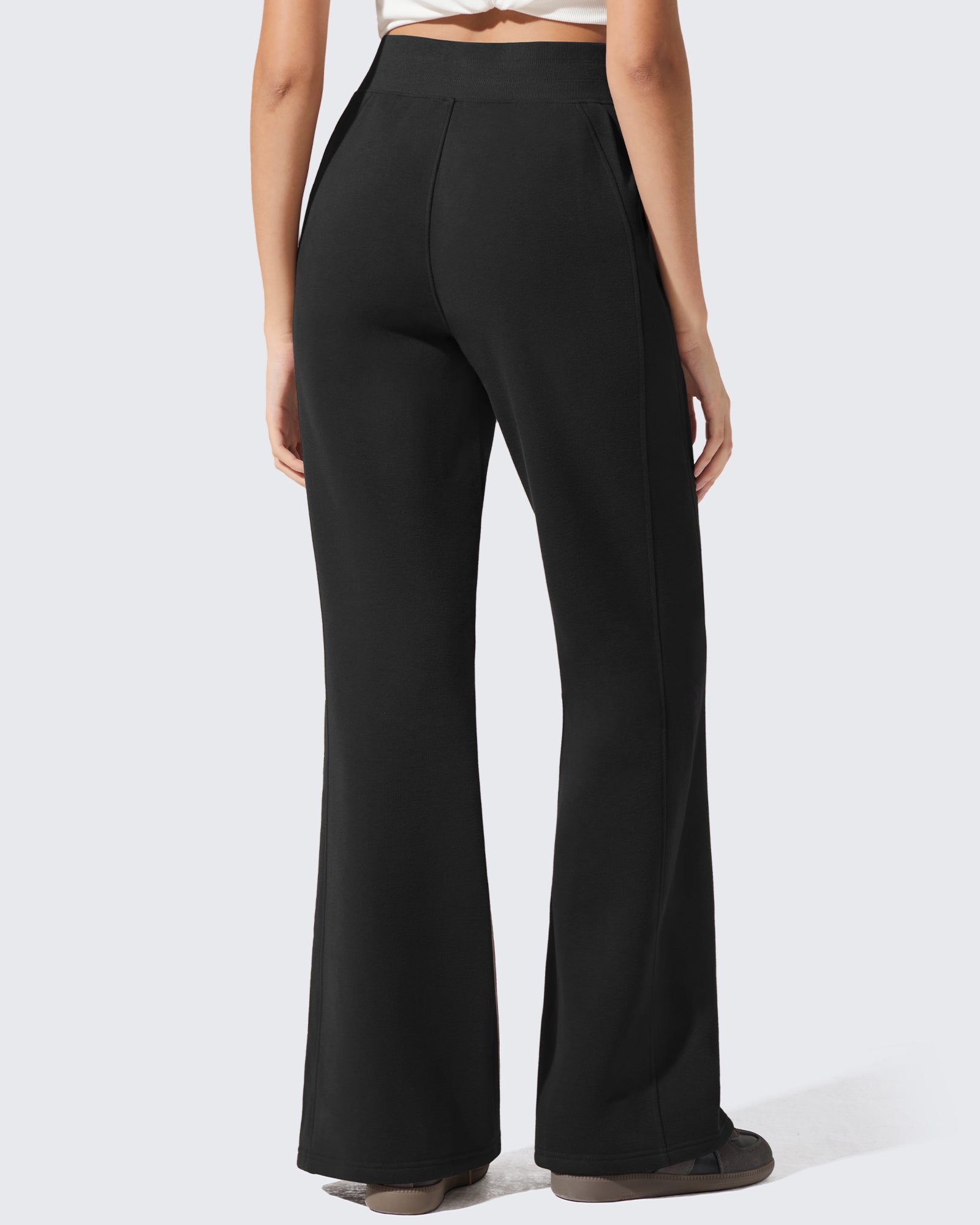 G4Free - Flurrylux Fleece Lined Loose Flare Sweatpants -GF25A602AF-XS