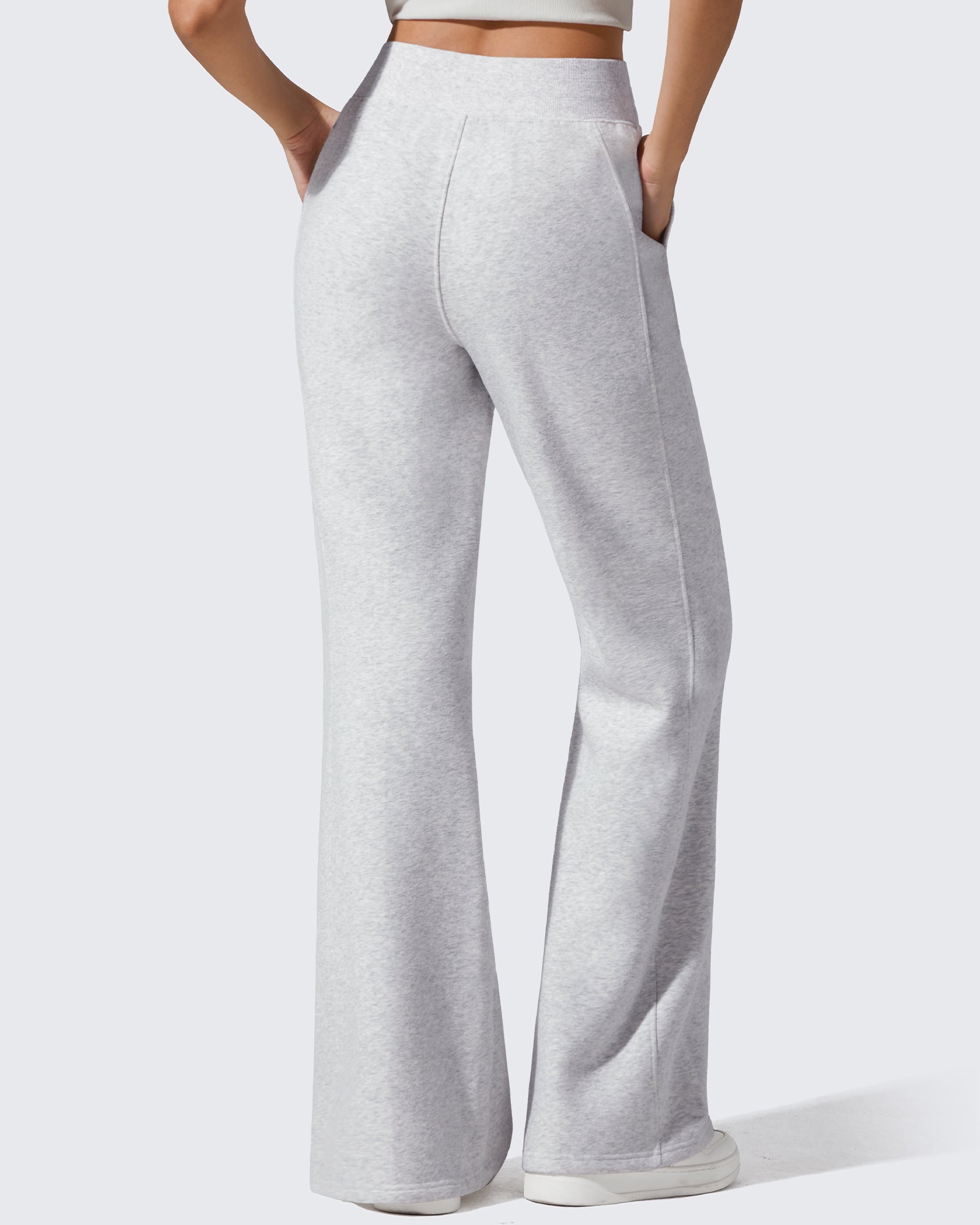 G4Free - Flurrylux Fleece Lined Loose Flare Sweatpants -GF25A602AF-XS
