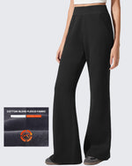 G4Free - Flurrylux Fleece Lined Loose Flare Sweatpants -GF25A602AF-XS