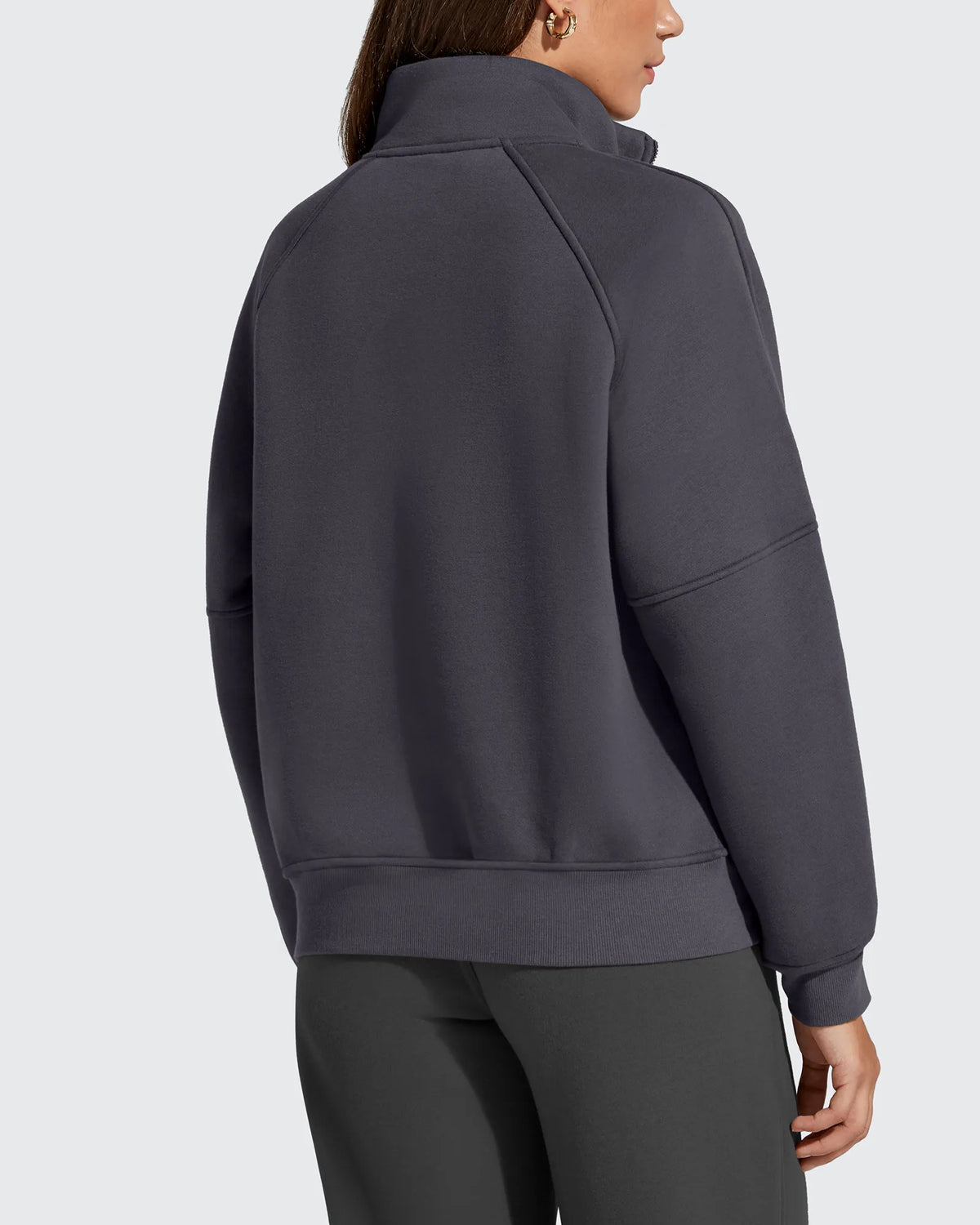G4Free - Flurrylux Half Zip Mock Neck Cotton Fleece Pullover -GF25F656AA-S