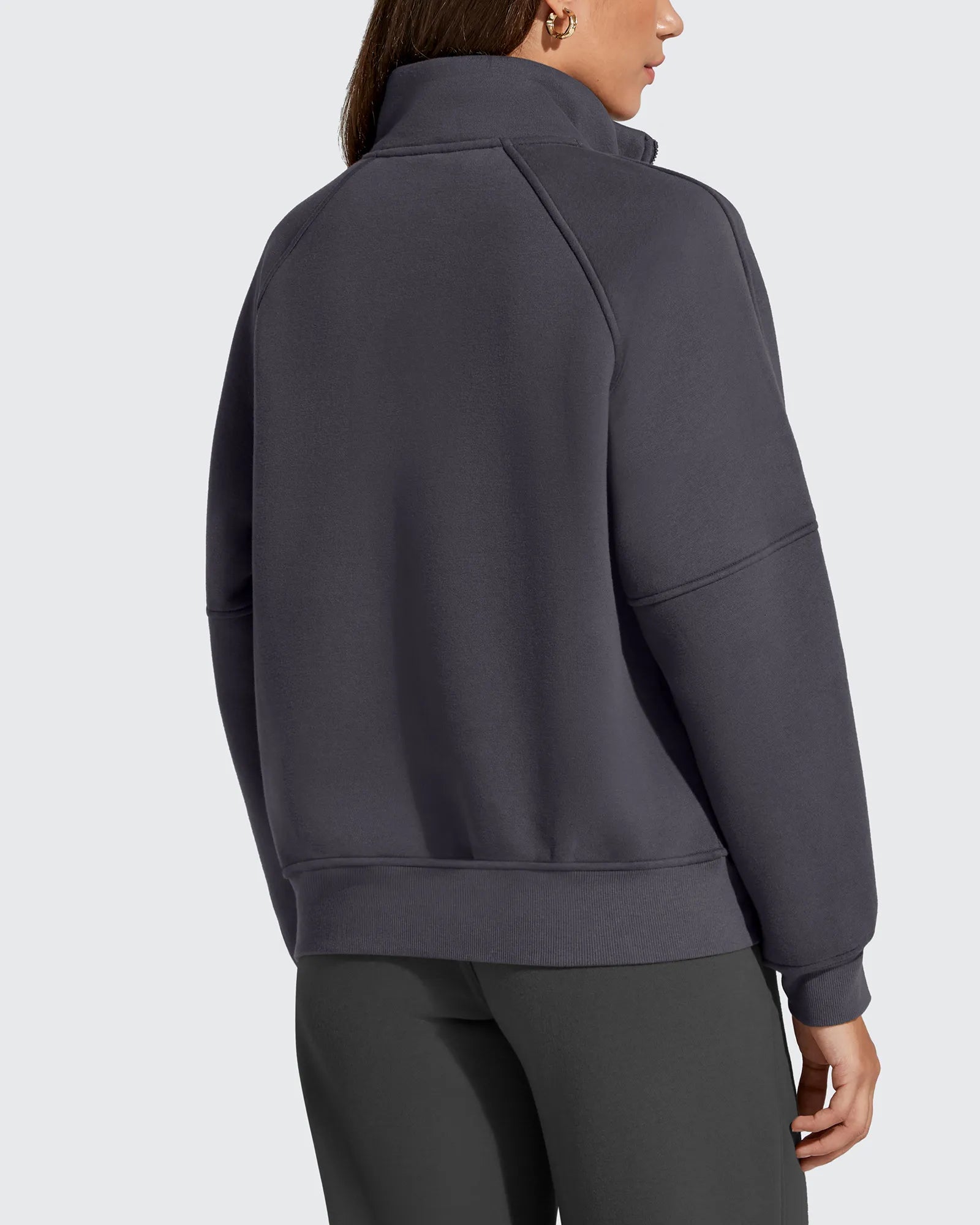 G4Free - Flurrylux Half Zip Mock Neck Cotton Fleece Pullover -GF25F656AA-S