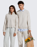 G4Free - Flurrylux Men's Cotton Fleece Lined Crewneck Pullover -GF25FM680AF-XS