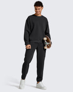 G4Free - Flurrylux Men's Cotton Fleece Lined Crewneck Pullover -GF25FM680AF-XS