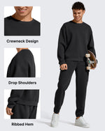 G4Free - Flurrylux Men's Cotton Fleece Lined Crewneck Pullover -GF25FM680AF-XS