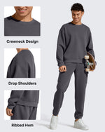 G4Free - Flurrylux Men's Cotton Fleece Lined Crewneck Pullover -GF25FM680AF-XS
