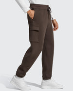 G4Free - Flurrylux Men's Cotton Fleece-Lined  Drawstring Cargo Pants -GF25DM689BA-S