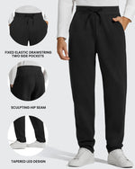 G4Free - Flurrylux Men's Fleece-Lined Drawstring Cotton Straight Leg Pants -GF25DM687DA-S
