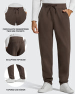 G4Free - Flurrylux Men's Fleece-Lined Drawstring Cotton Straight Leg Pants -GF25DM687DA-S