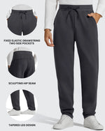 G4Free - Flurrylux Men's Fleece-Lined Drawstring Cotton Straight Leg Pants -GF25DM687DA-S