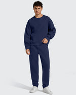G4Free - Flurrylux Men's Fleece-Lined Drawstring Cotton Straight Leg Pants -GF25DM687DA-S