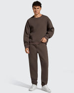 G4Free - Flurrylux Men's Fleece-Lined Drawstring Cotton Straight Leg Pants -GF25DM687DA-S