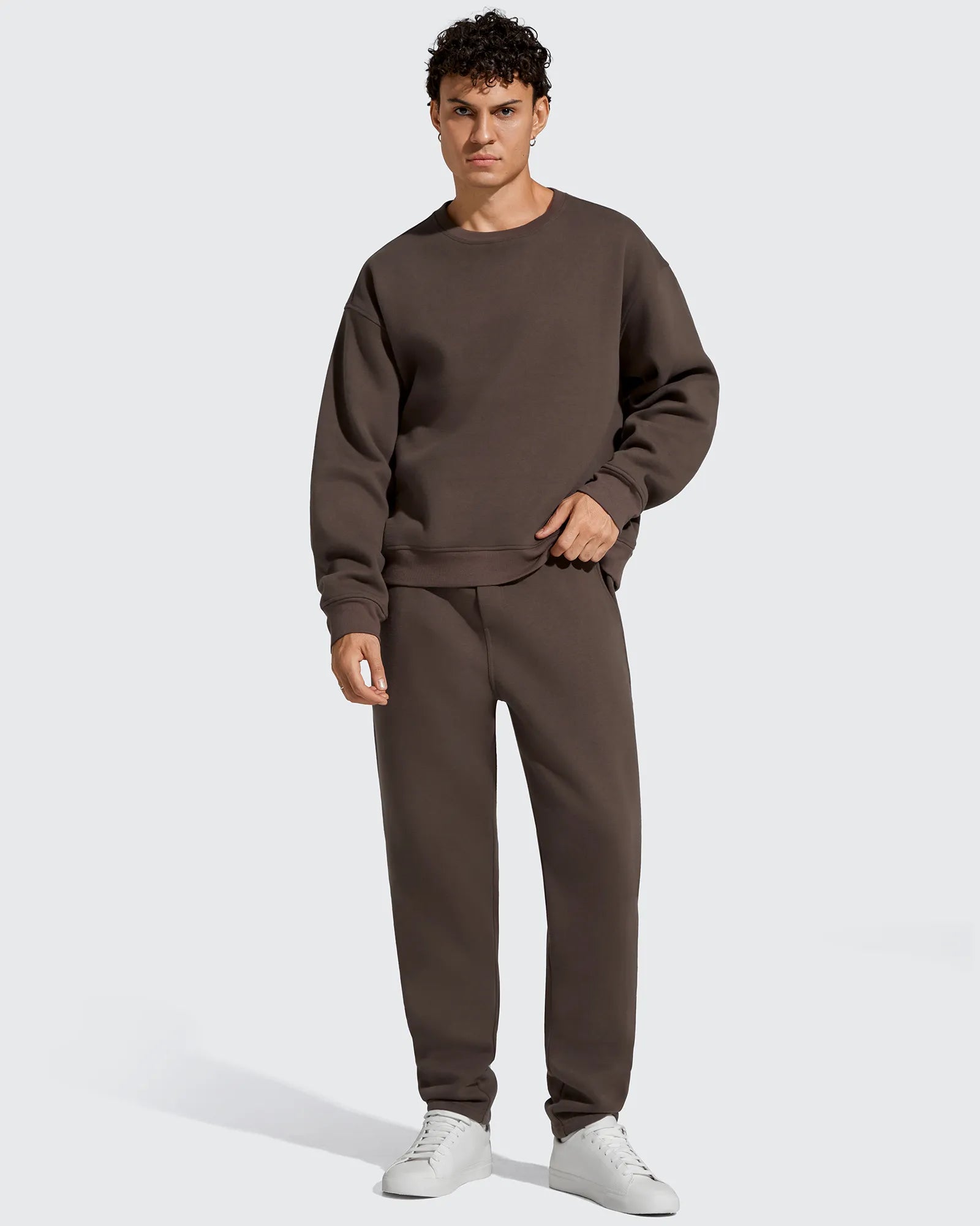 G4Free - Flurrylux Men's Fleece-Lined Drawstring Cotton Straight Leg Pants -GF25DM687DA-S