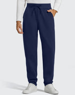 G4Free - Flurrylux Men's Fleece-Lined Drawstring Cotton Straight Leg Pants -GF25DM687DA-S