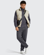 G4Free - Flurrylux Men's Fleece Lined Half Zip Pullover Hoodies -GF25FM740AA-S