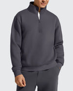 G4Free - Flurrylux Men's Fleece Lined Half Zip Pullover Hoodies -GF25FM740AA-S