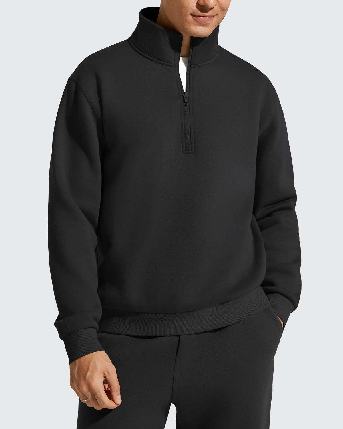 G4Free - Flurrylux Men's Fleece Lined Half Zip Pullover Hoodies -GF25FM740AA-S