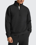 G4Free - Flurrylux Men's Fleece Lined Half Zip Pullover Hoodies -GF25FM740AA-S