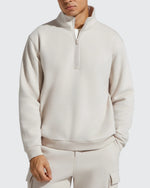 G4Free - Flurrylux Men's Fleece Lined Half Zip Pullover Hoodies -GF25FM740AA-S