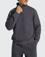G4Free - Flurrylux Men's Fleece Lined Half Zip Pullover Hoodies -GF25FM740AA-S