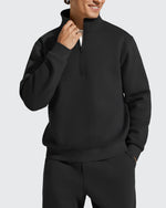 G4Free - Flurrylux Men's Fleece Lined Half Zip Pullover Hoodies -GF25FM740AA-S