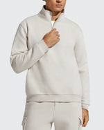 G4Free - Flurrylux Men's Fleece Lined Half Zip Pullover Hoodies -GF25FM740AA-S