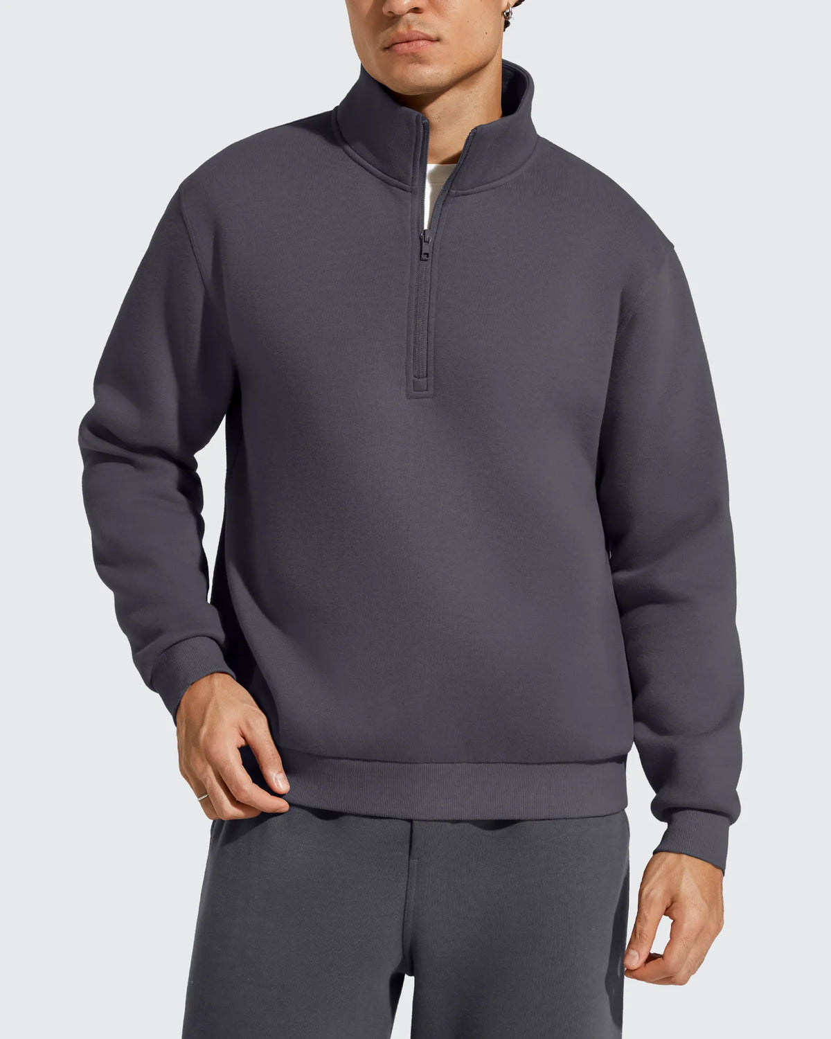 G4Free - Flurrylux Men's Fleece Lined Half Zip Pullover Hoodies -GF25FM740AA-S