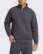 G4Free - Flurrylux Men's Fleece Lined Half Zip Pullover Hoodies -GF25FM740AA-S