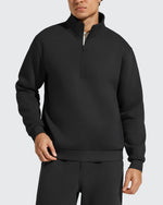 G4Free - Flurrylux Men's Fleece Lined Half Zip Pullover Hoodies -GF25FM740AA-S