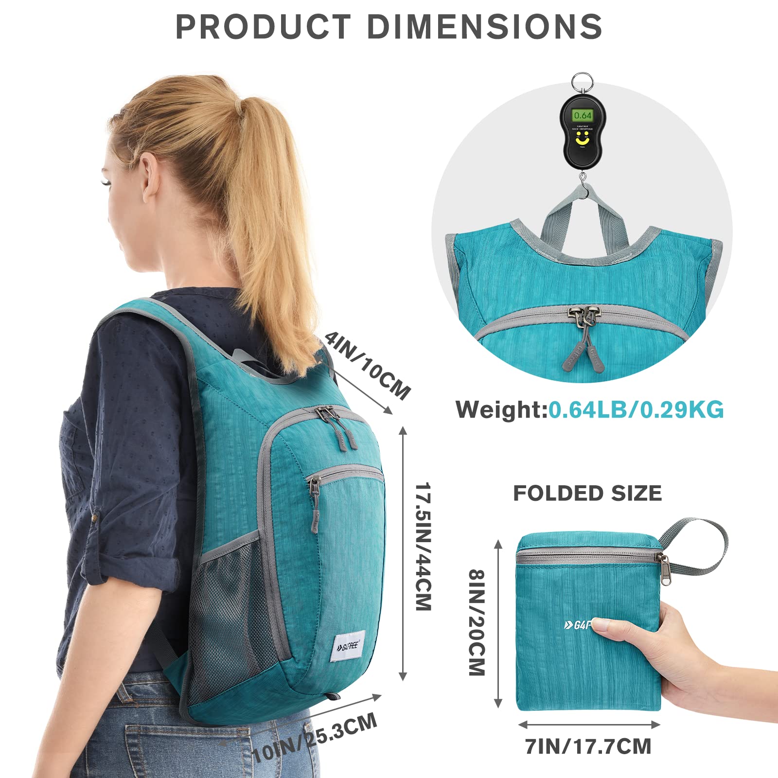 G4Free - G4Free 10L/15L Lightweight Hiking Backpack -TN22B044A