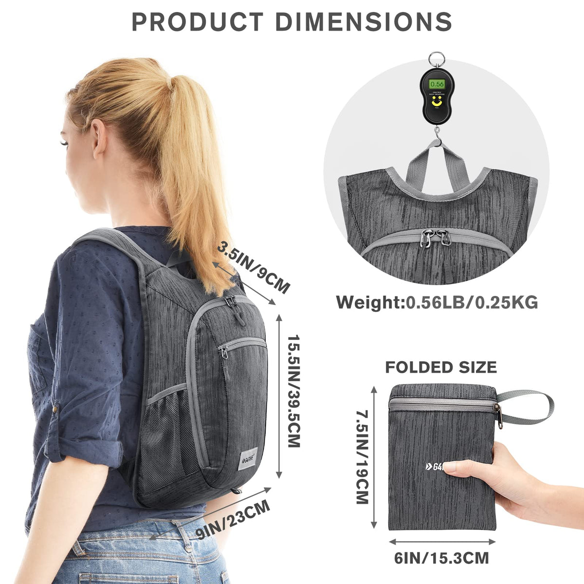 G4Free - G4Free 10L/15L Lightweight Hiking Backpack -TN22B044A
