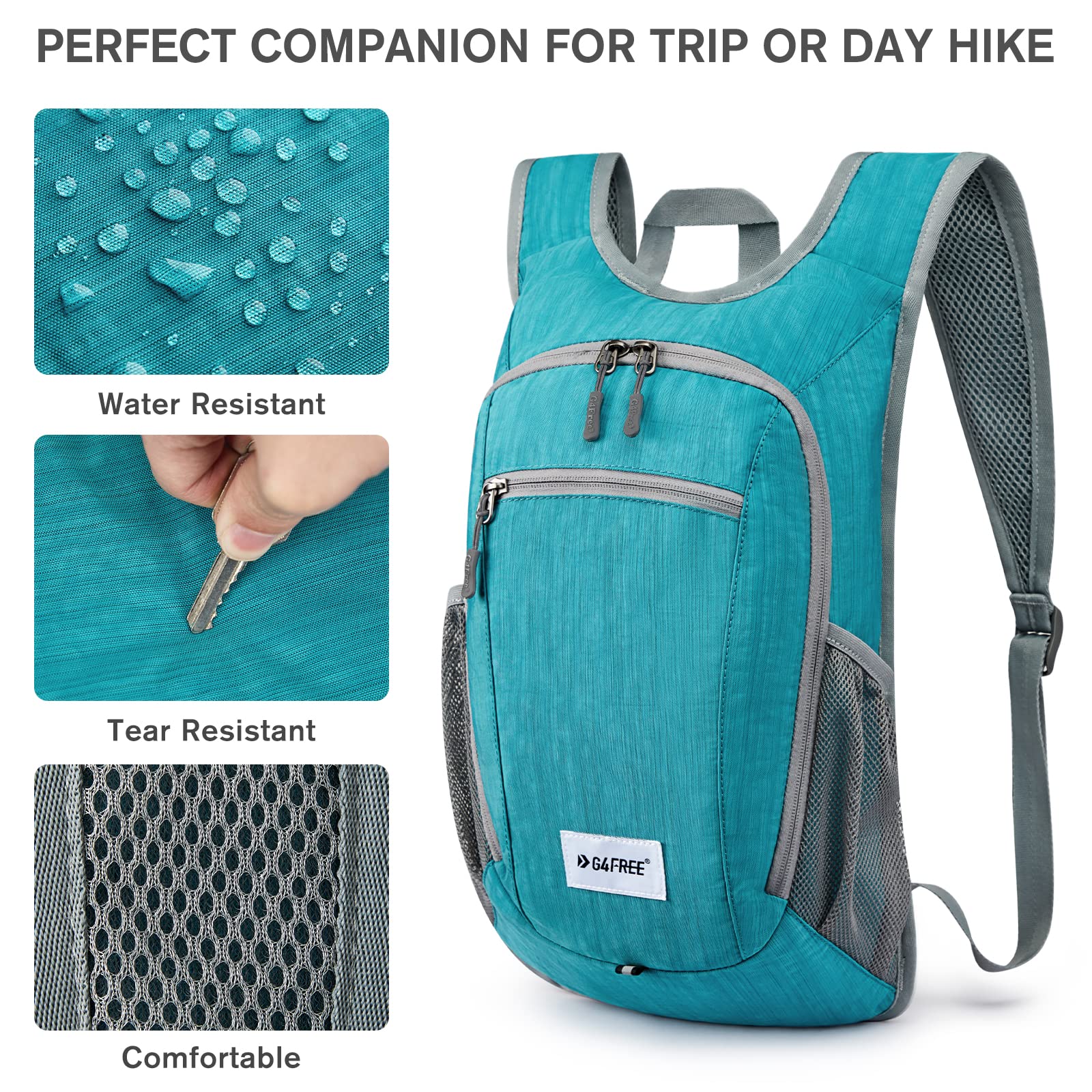 G4Free - G4Free 10L/15L Lightweight Hiking Backpack -TN22B044A
