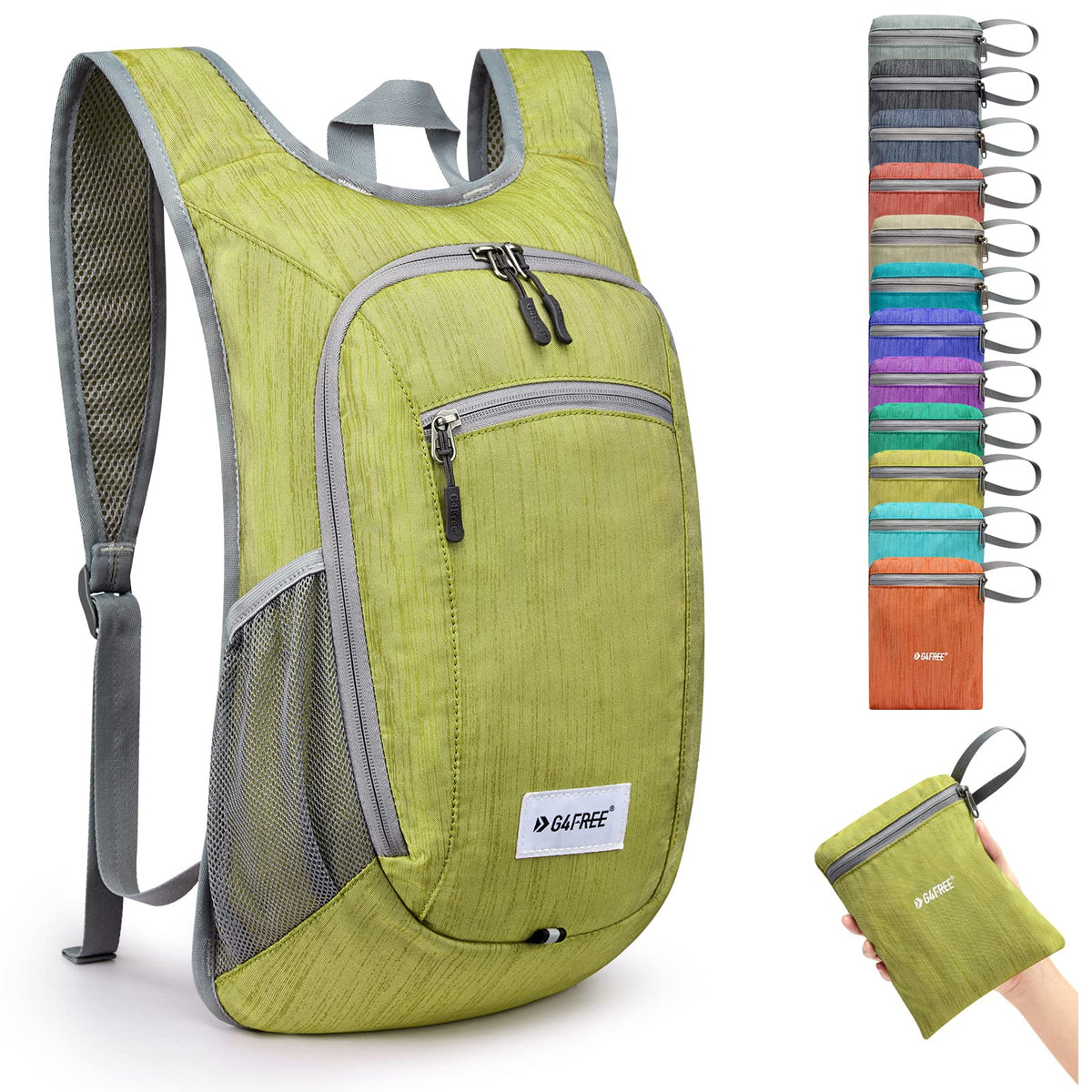 G4Free - G4Free 10L/15L Lightweight Hiking Backpack -TN22B044M