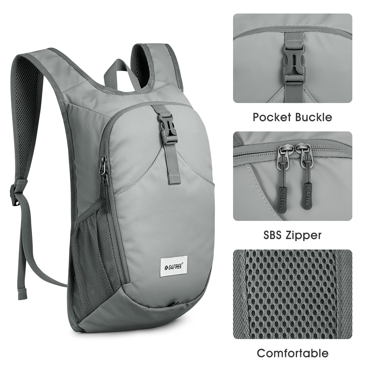 G4Free - G4Free 10L Lightweight Small Hiking Backpack -TN23B228A