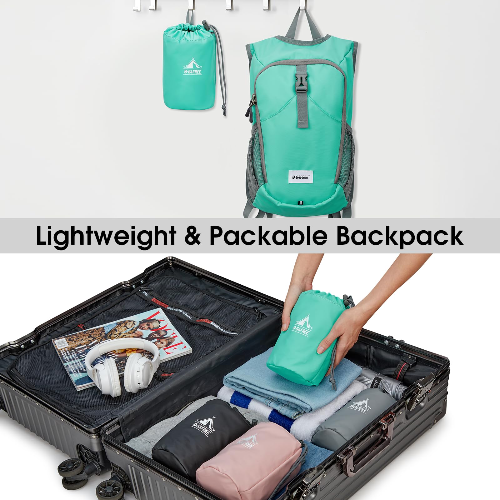 G4Free - G4Free 10L Lightweight Small Hiking Backpack -TN23B228A