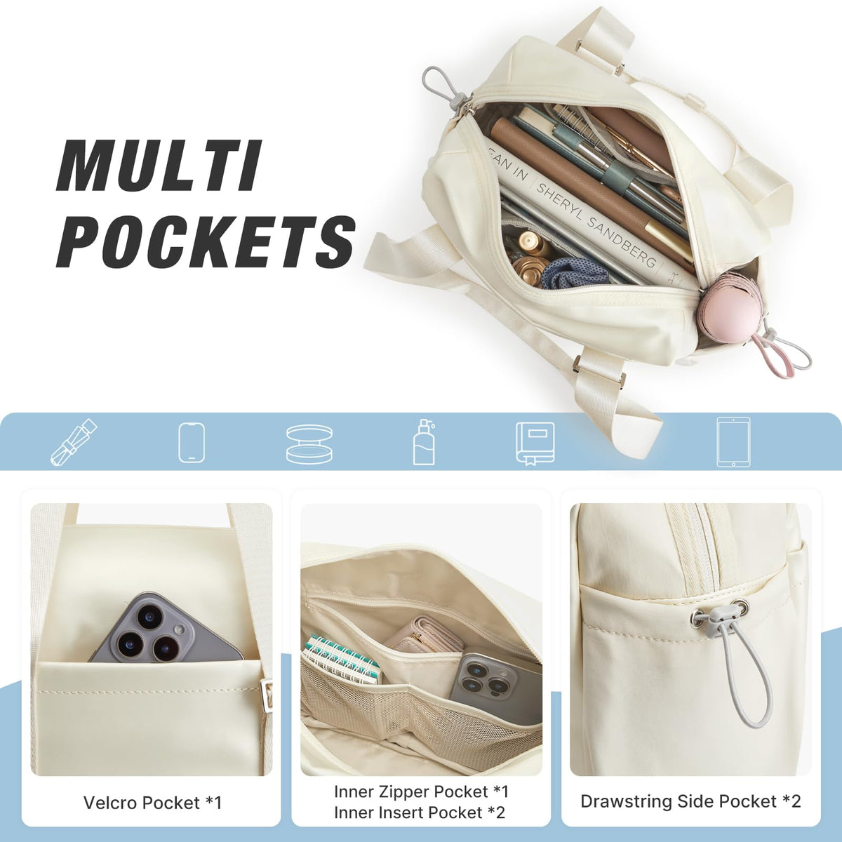 G4Free - G4Free 10L Mini Gym Bag with Wet Pocket Lightweight -TN24B482A