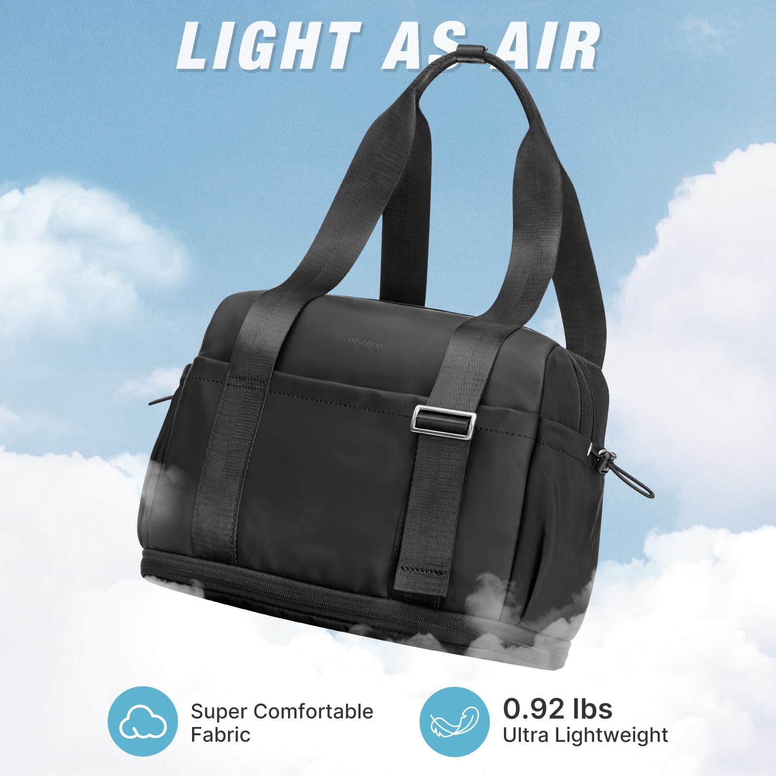 G4Free - G4Free 10L Mini Gym Bag with Wet Pocket Lightweight -TN24B482A