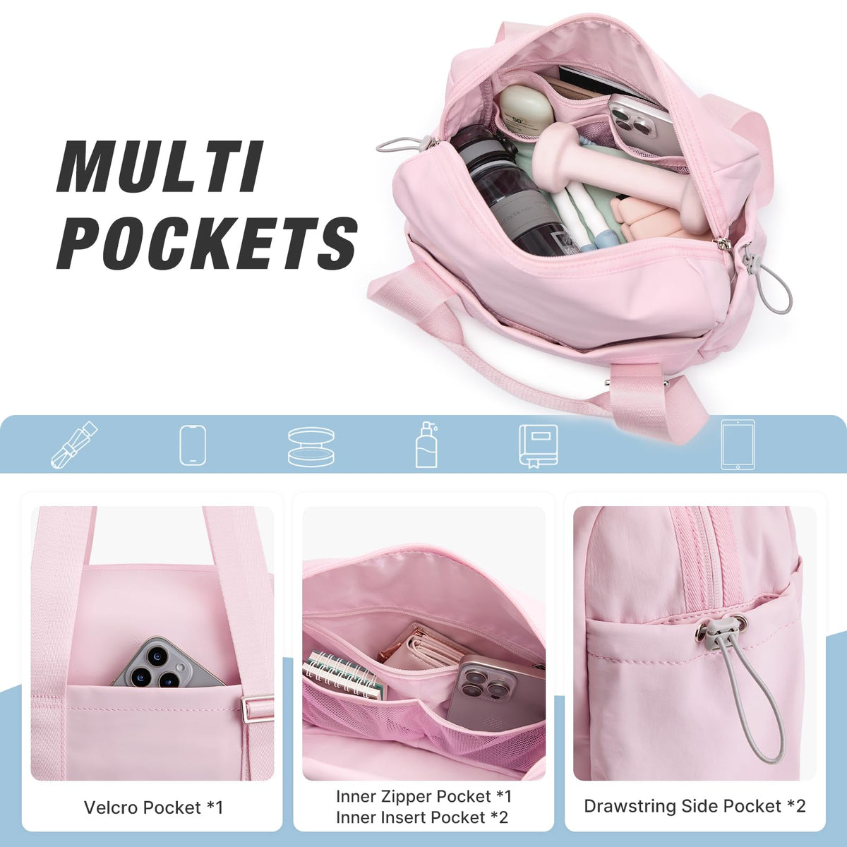 G4Free - G4Free 10L Mini Gym Bag with Wet Pocket Lightweight -TN24B482A