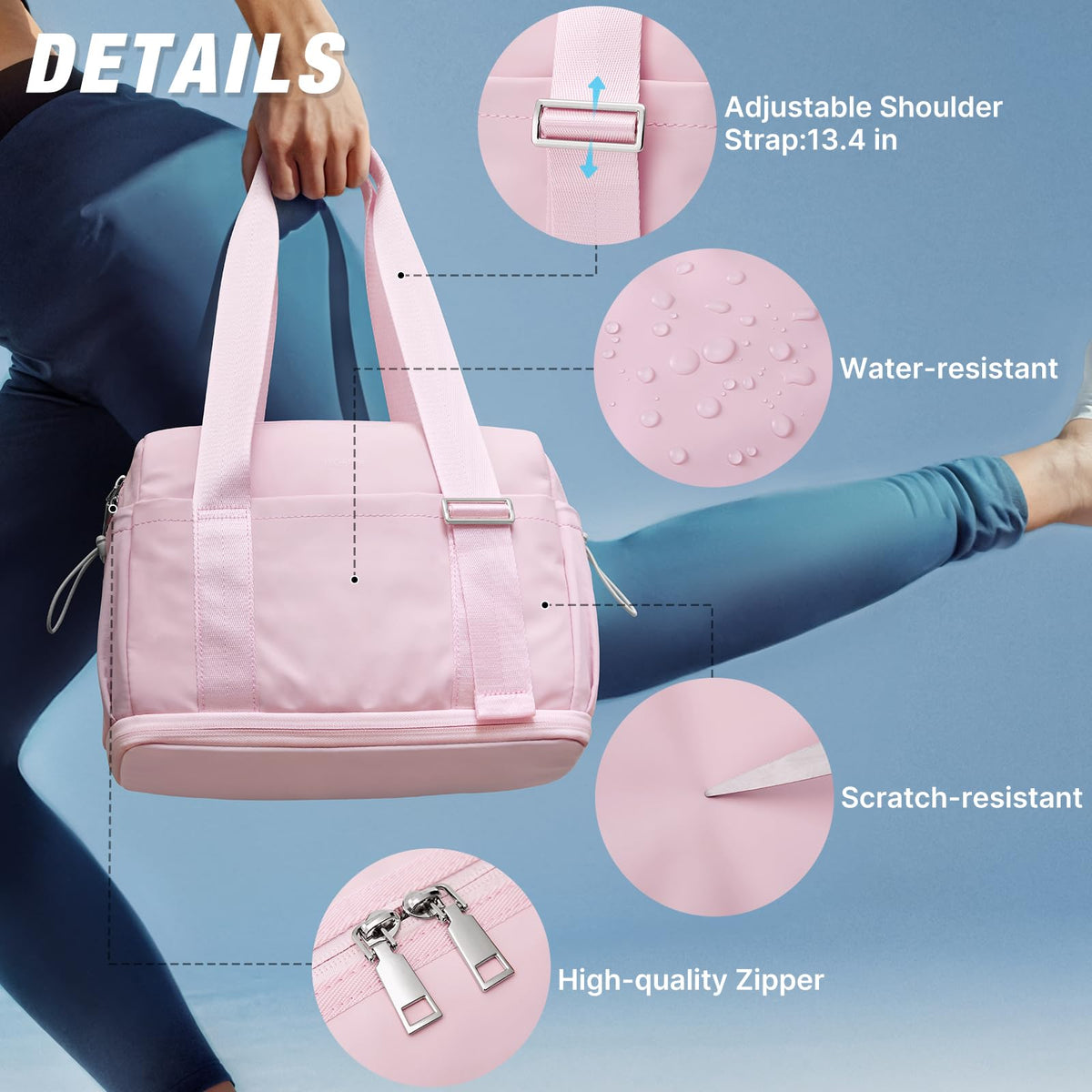 G4Free - G4Free 10L Mini Gym Bag with Wet Pocket Lightweight -TN24B482A