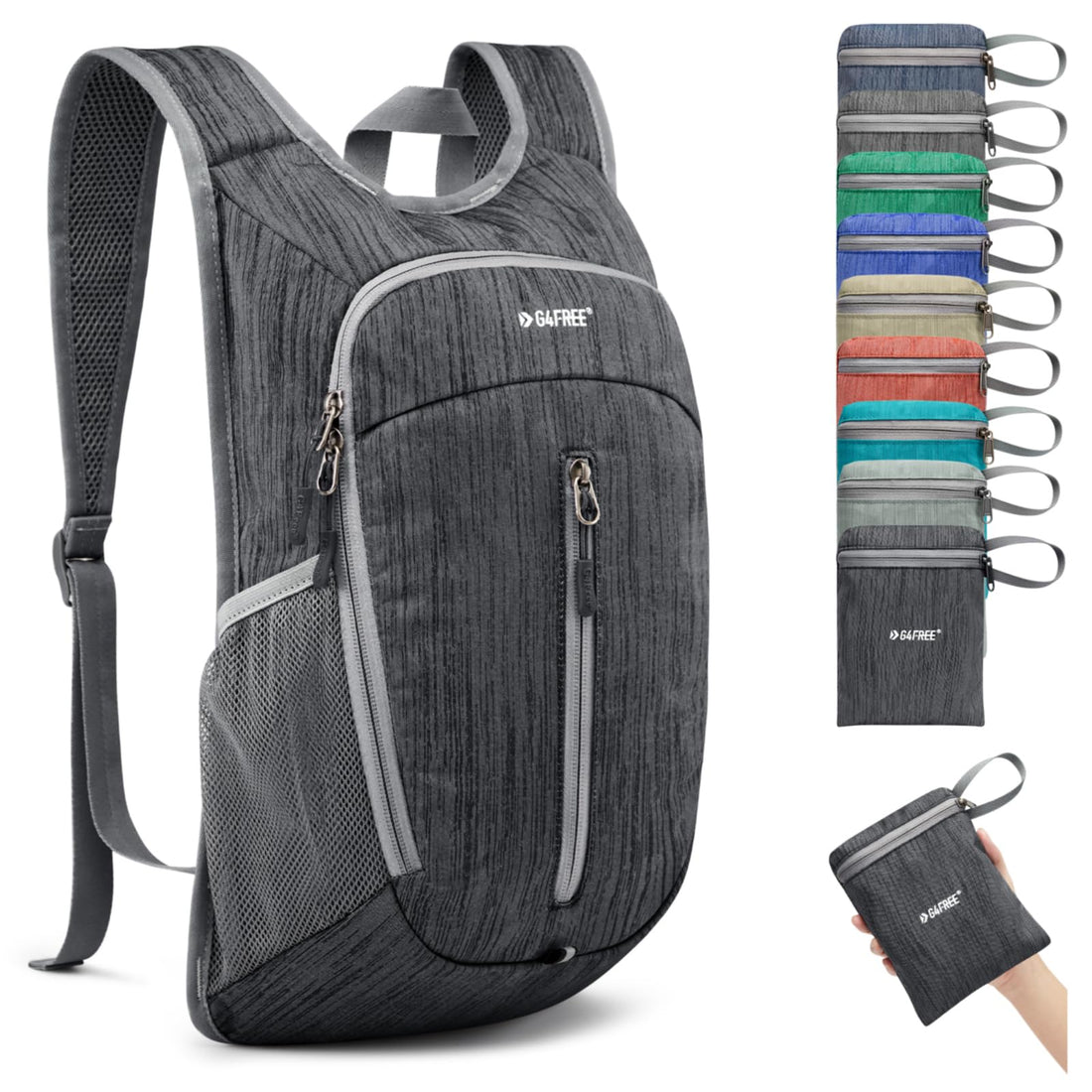 G4Free - G4Free 10L Small Travel Hiking Daypack -TN22B157A