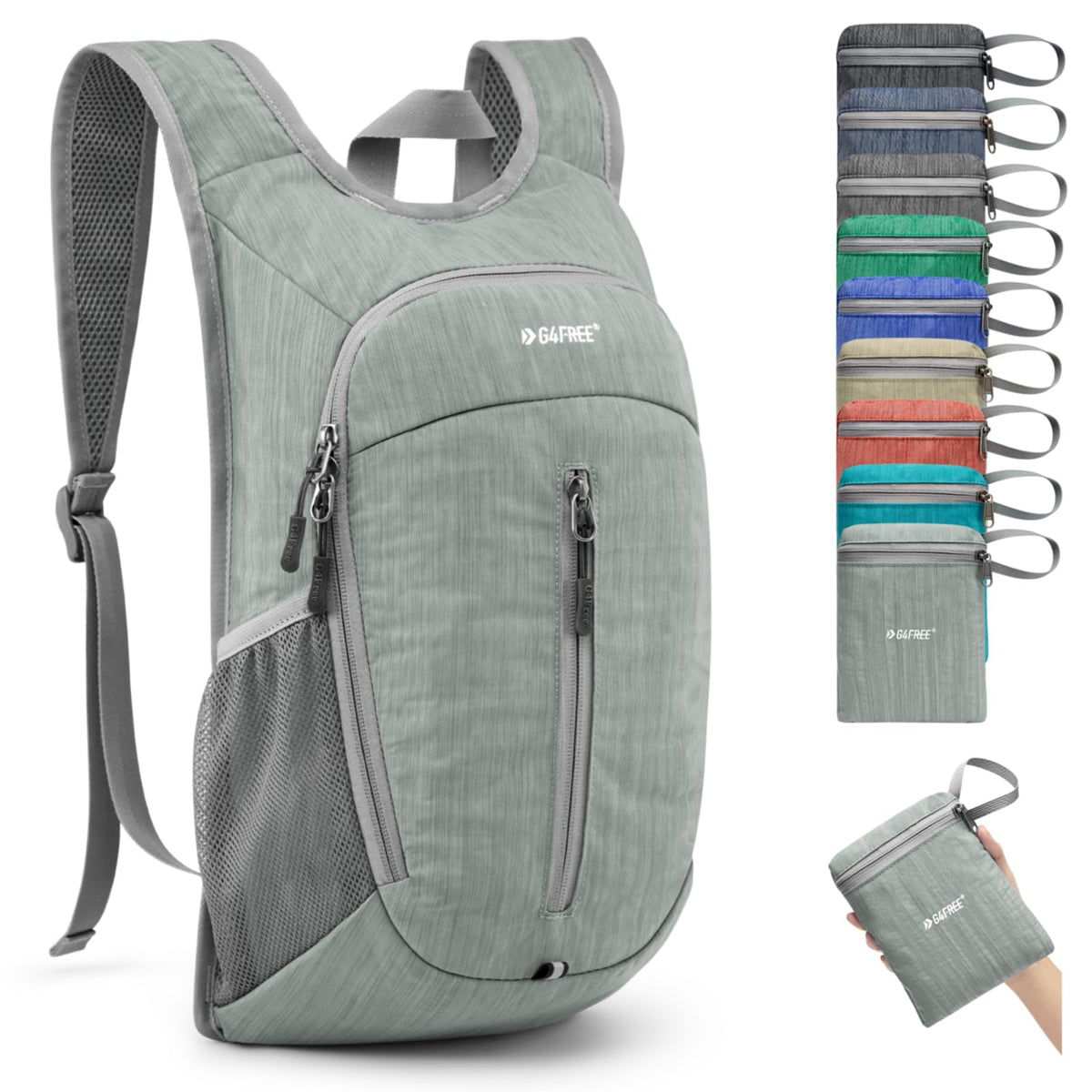 G4Free - G4Free 10L Small Travel Hiking Daypack -TN22B157C