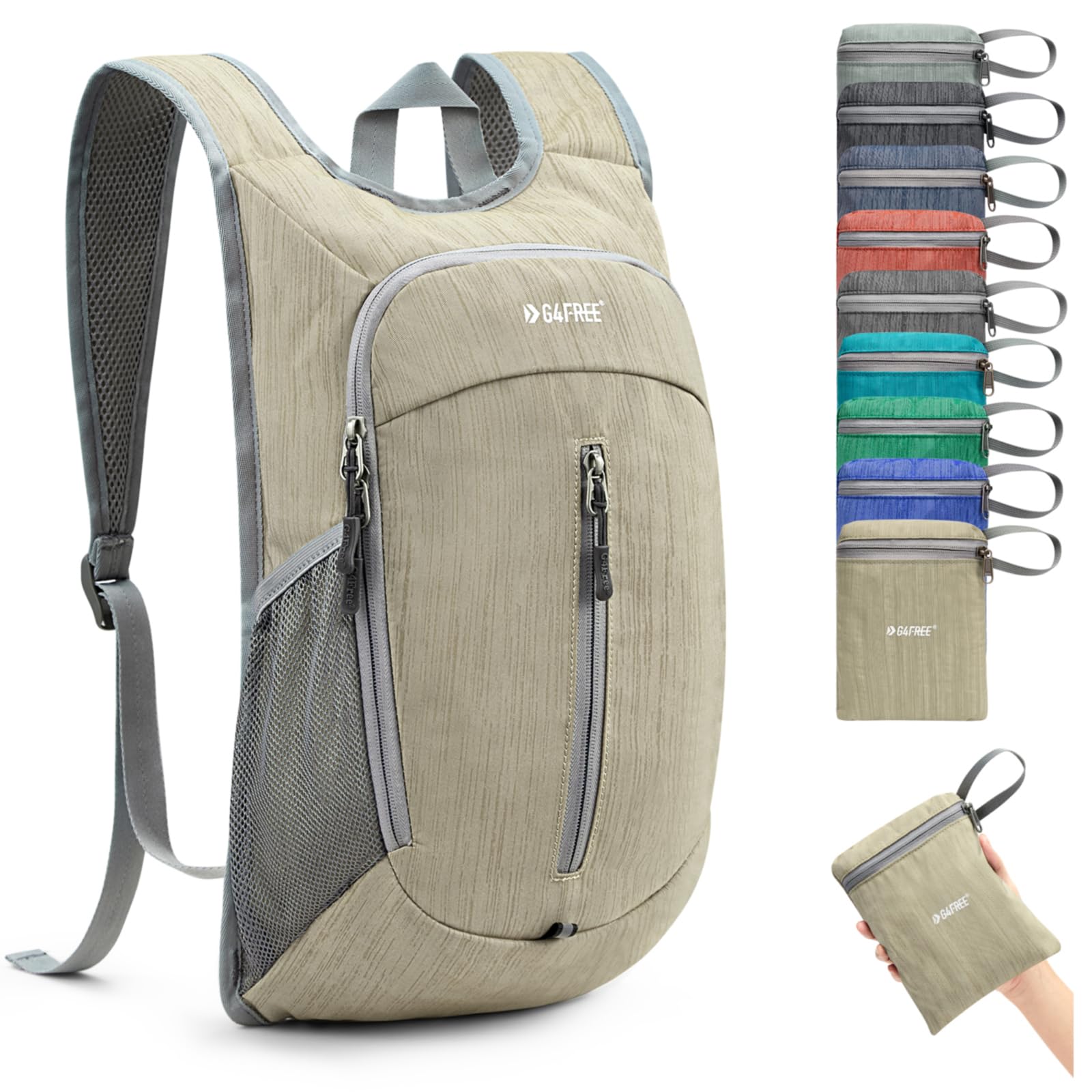 G4Free - G4Free 10L Small Travel Hiking Daypack -TN22B157E