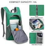 G4Free - G4Free 10L Small Travel Hiking Daypack -TN22B157E