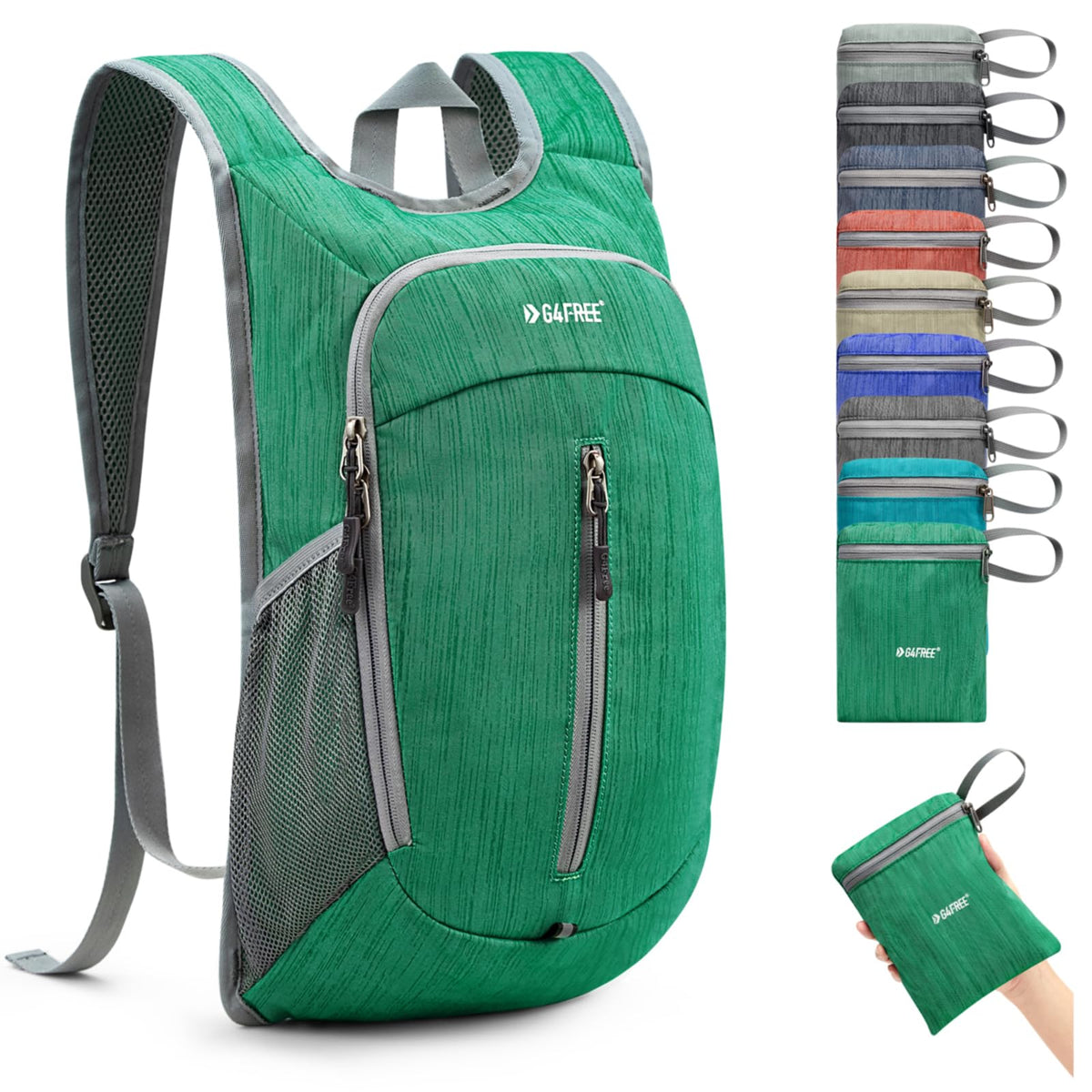 G4Free - G4Free 10L Small Travel Hiking Daypack -TN22B157H