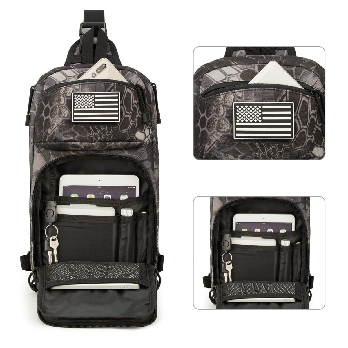 G4Free - G4Free 10L Tactical EDC Sling Bag -TN23B216B