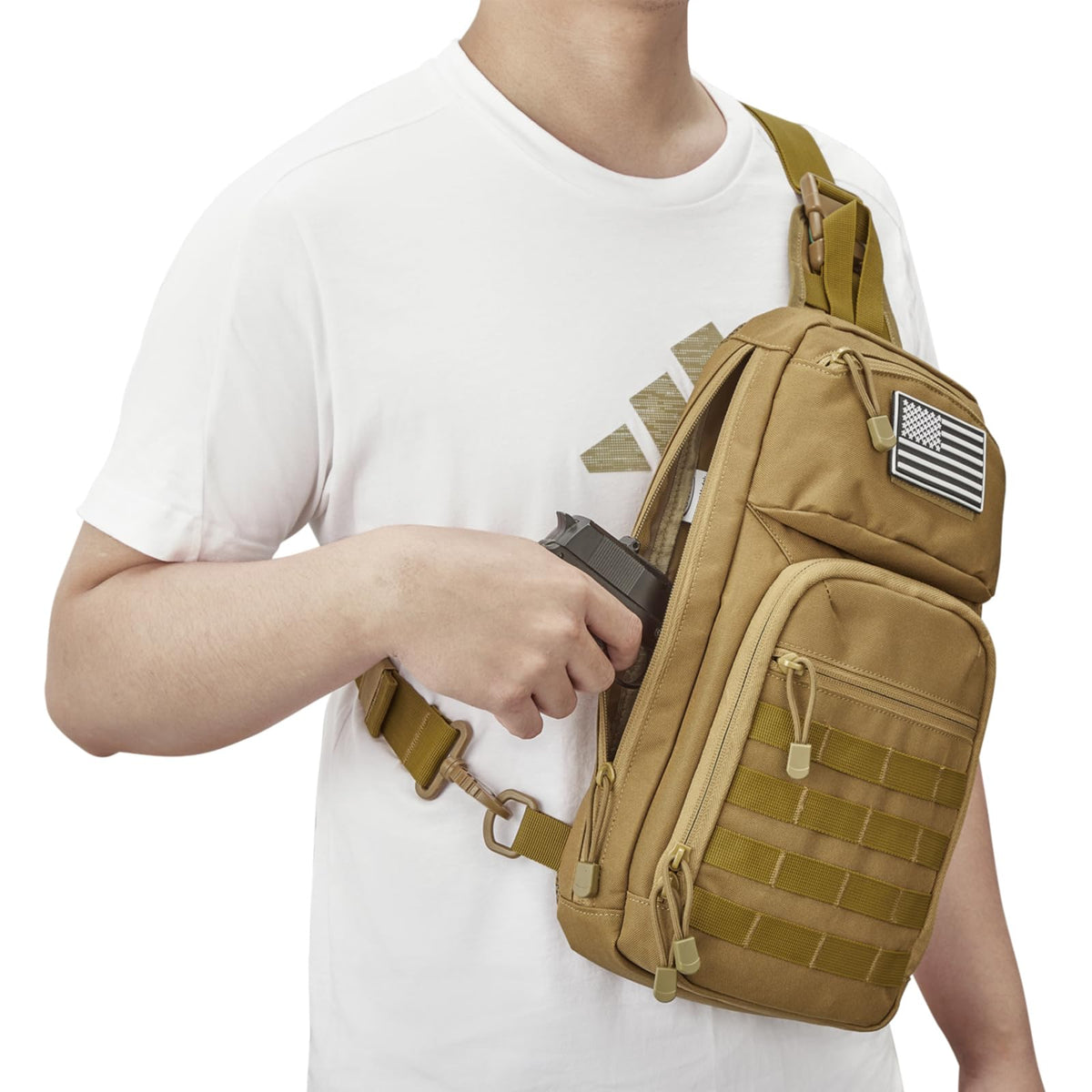 G4Free - G4Free 10L Tactical EDC Sling Bag -TN23B216B