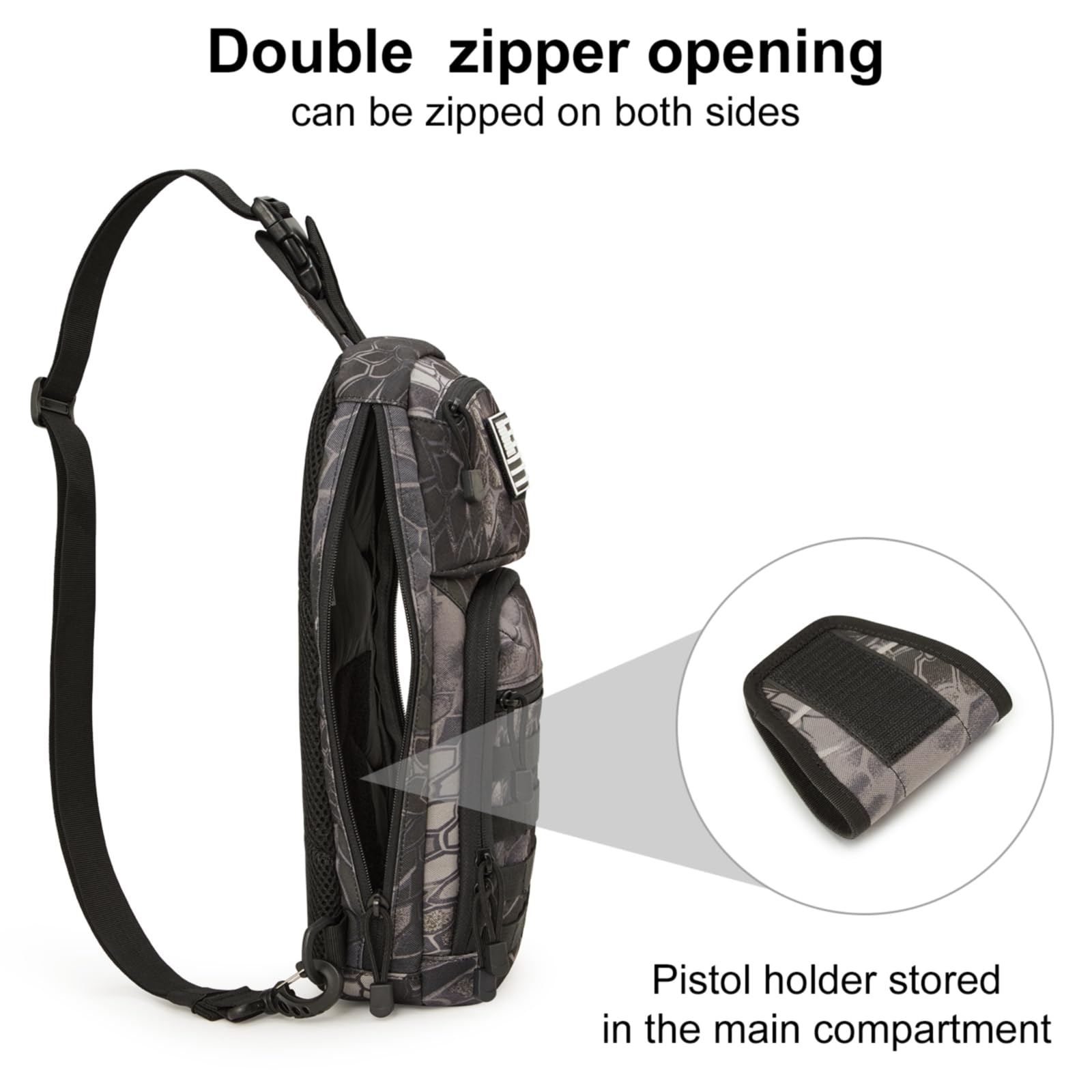 G4Free - G4Free 10L Tactical EDC Sling Bag -TN23B216B