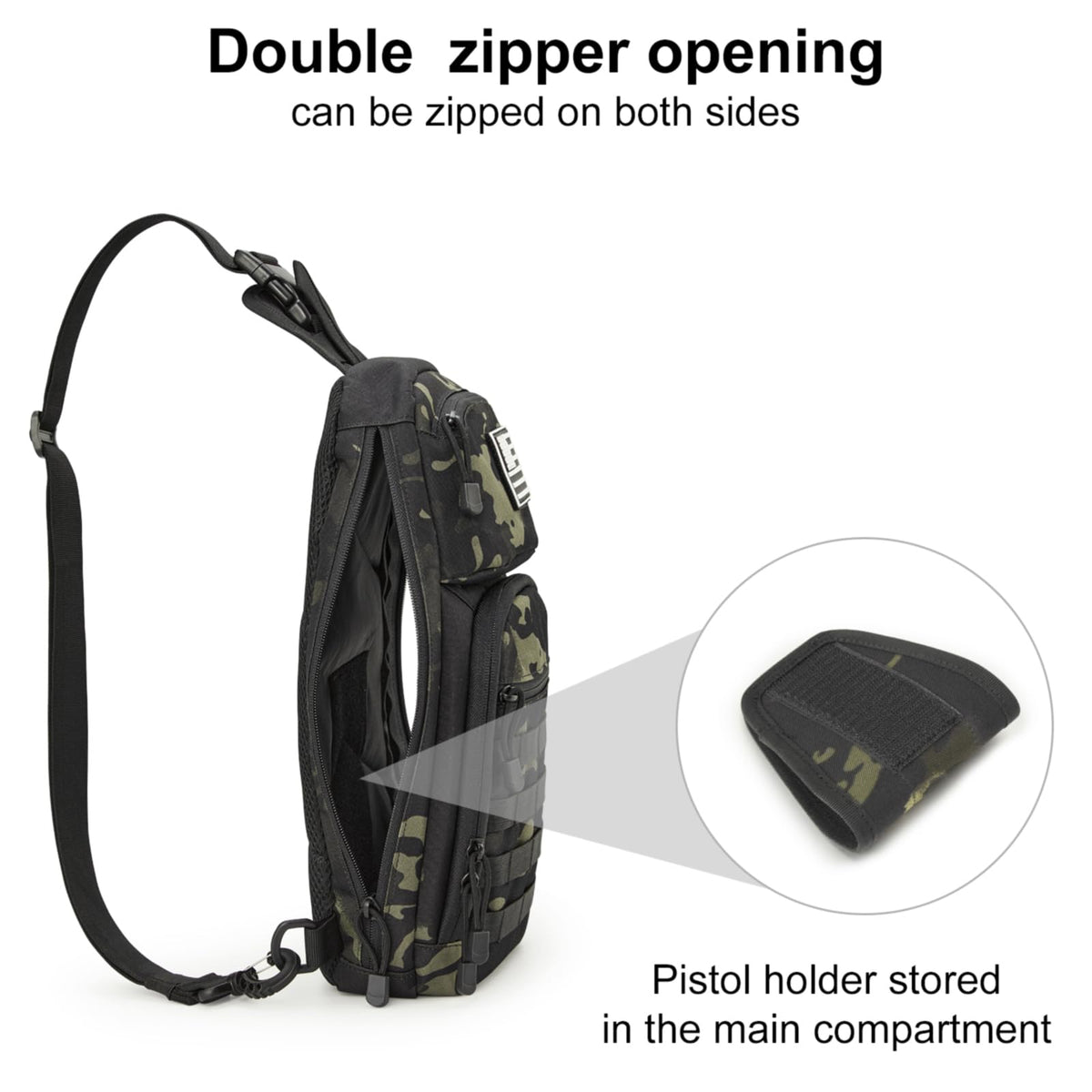 G4Free - G4Free 10L Tactical EDC Sling Bag -TN23B216B