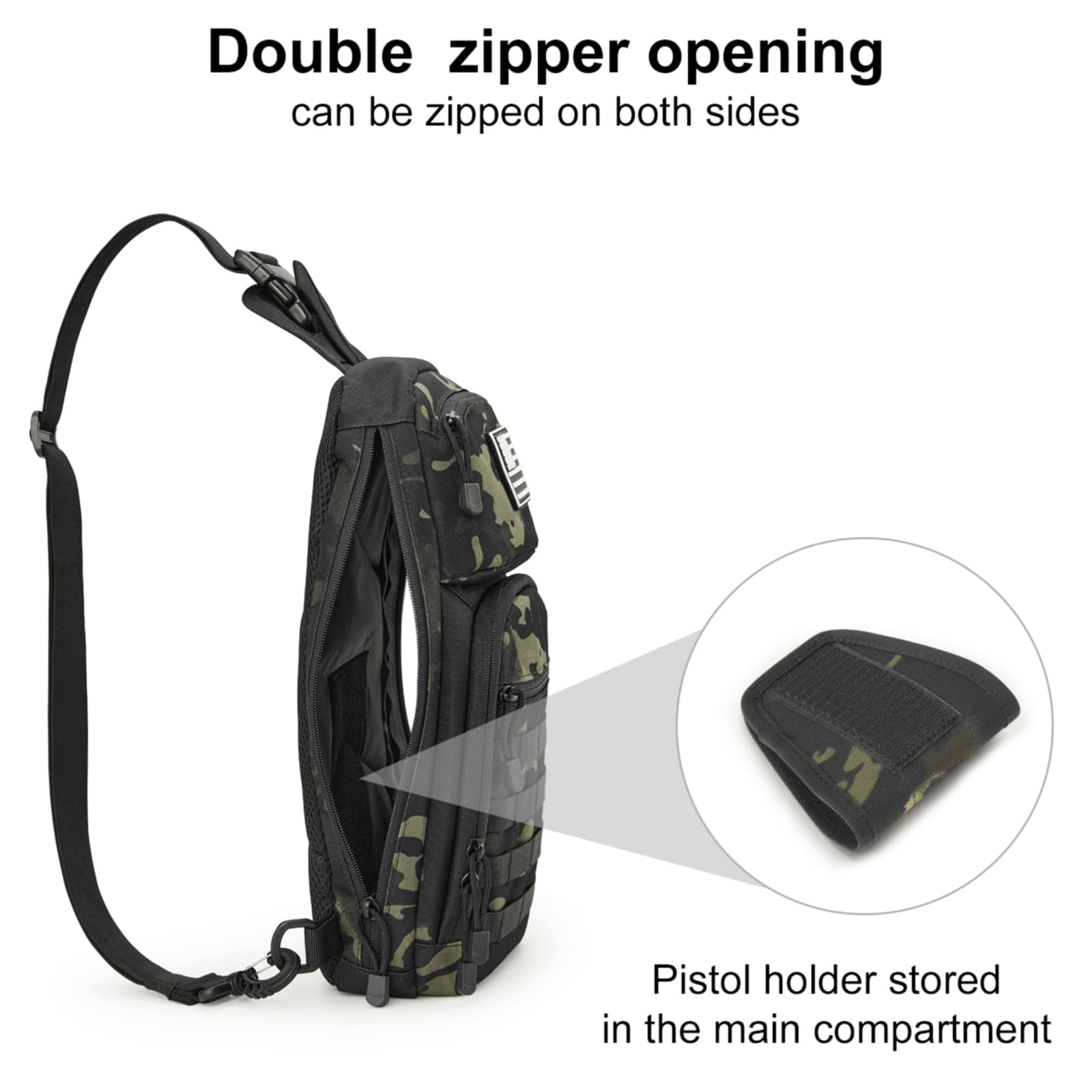 G4Free - G4Free 10L Tactical EDC Sling Bag -TN23B216B