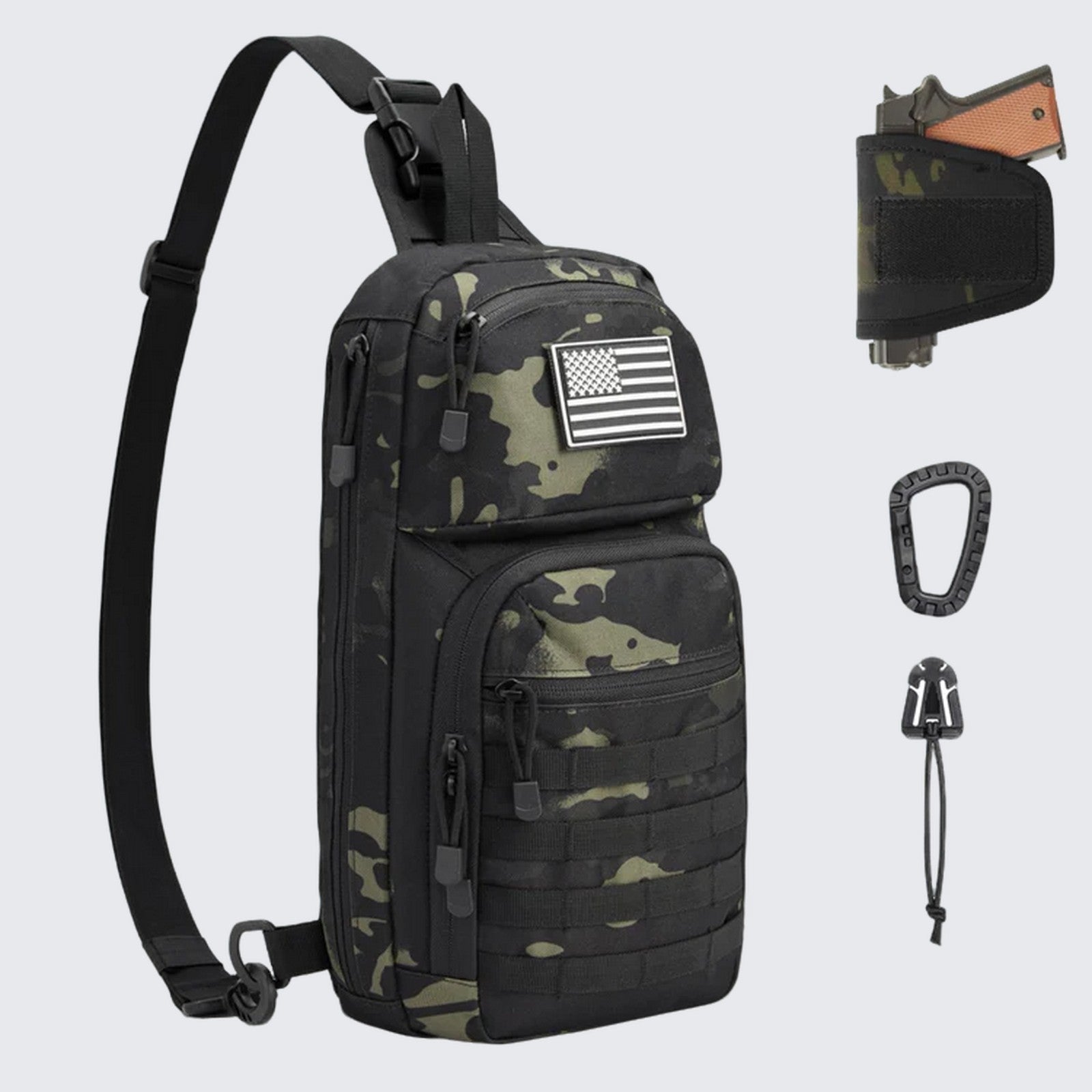 G4Free - G4Free 10L Tactical EDC Sling Bag -TN23B216D